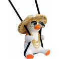 thumbnail image 1 of 2.5 x 2.16 x 2.16 inchesCAccesorios para colgar en el espejo retrovisor del adorno colgante del coche del pato oscilante Accesorios lindos del coche para adolescentes Accesorios pa, 1 of 5