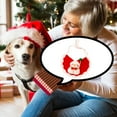 thumbnail image 5 of PuSpu Christmas Celebration Supplies Pet Knitted Scarf Christmas Scarf Warm Handmade Collar Decoration Christmas Indoor/Outdoor Decoration, 5 of 5