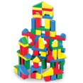 thumbnail image 1 of Melissa & Doug Ensemble de blocs de construction en bois - 100 blocs, 1 of 2