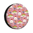 thumbnail image 1 of Fotbe Cartoon Chicken Funda de Llanta de Repuesto con Estampado, Engrosada, Ajuste Universal para Jeep, Remolque, RV, SUV, Camión-15 inch, 1 of 6