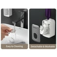 thumbnail image 5 of Automatic Toothpaste Dispenser Kids Hands Free Wall Mounted Toothpaste Squeezer With Self-stick Punch-Free Toothpaste Squeezer for Home Washroom Bathroom, 5 of 9