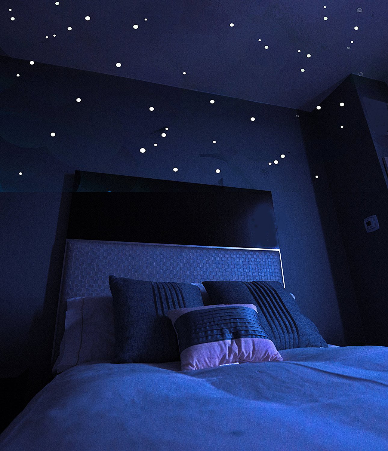 Glow in the dark Star Fluorescent Constellation Luminous Map Poster Wall Sticker 