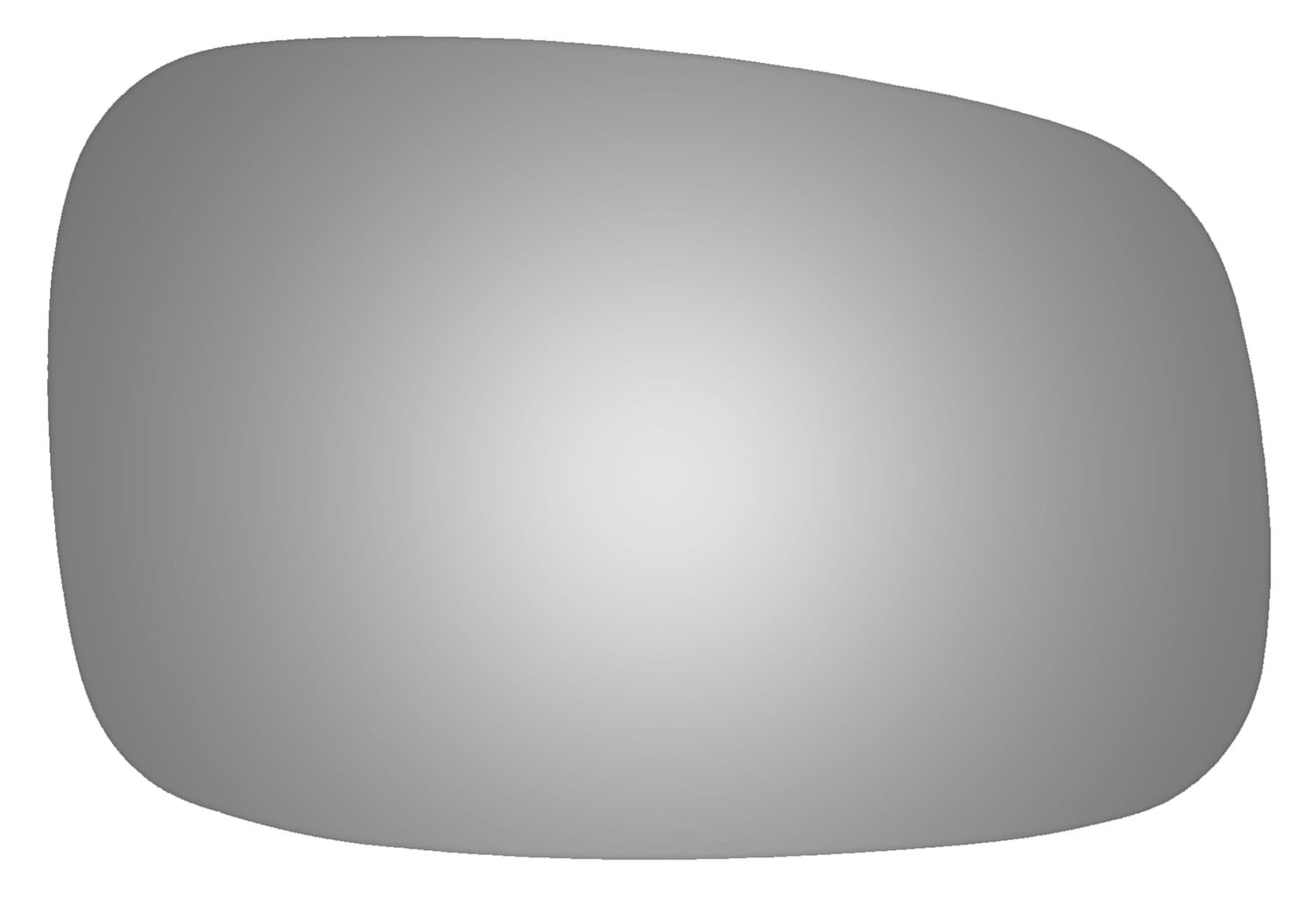 Burco Side View Mirror Replacement Glass - Clear Glass - 2509