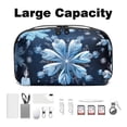 thumbnail image 3 of Christmas USB Case Digital Bag Cord Organizer Box Charger Case Oxford Cloth Waterproof Electronics Storage Bag 5.9x9.44x3.14 in, 3 of 6