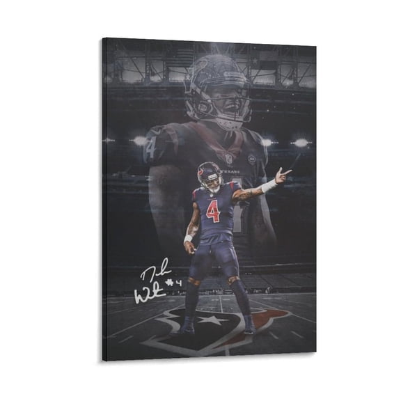 Deshaun Watson Canvas Poster Artworks Picture Print Poster Wall Art Painting Canvas Gift Decor Home Posters Decorative 16x24inch(40x60cm)