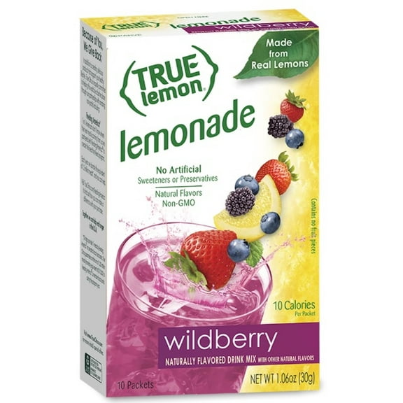 True Lemon Wildberry Lemonade Drink Mix (Pack of 5)