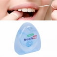 thumbnail image 7 of QARUN Micro Wax Dental Floss, 2 Pack 50M Ultra Thin Elastic Nylon String, Gentle Interdental Cleaner for Tight Teeth & Gum Line, Blue Oral Hygiene Tools for Plaque & Food Removal, 7 of 7