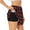 Black, variant on Red heart and love Printed 2 in 1 Women's Workout Shorts for Athletic Gym Running Shorts with Phone Pockets-Small