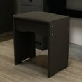 thumbnail image 5 of FUFU&GAGA Makeup Vanity Dressing Table Set With Touch Screen Mirror & Stool Black, 5 of 5
