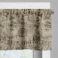 thumbnail image 5 of Ambesonne Grunge Valance & Curtain, Nostalgic Pins Old, 55"x36", Army Green Tan, 5 of 6