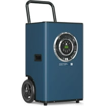 ARGENDON Commercial Dehumidifier with Pump for Basement, 145 Pints Heavy Duty Industrial  Dehumidifiers on Wheels with Drain Hose for Water Damage Restoration,Garage, AUTO Defrost，SLGR Dehumidifiers