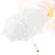 thumbnail image 5 of Paraguas de encaje para novia de estilo occidental, accesorio para fotografía de banquetes, suministros para bodas, blanco, tamaño L, 5 of 10