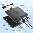 thumbnail image 4 of External Blue Ray Optical Drive Portable Bluray Player CD Burner Reader for PC Laptop, 4 of 5