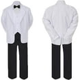 thumbnail image 2 of 6pc Boy Toddler Teen Formal Wedding Party Khaki Suits Tuxedo Extra Necktie 4T-20, 2 of 3