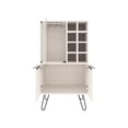 thumbnail image 4 of White Oak Look, 2 Door Design - Bar Cabinet for Organizing Glassware, 4 of 5