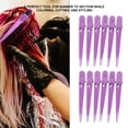 thumbnail image 2 of 12 piezas pinzas de peluquería pinzas para el cabello 6 colores horquillas de corte para salón de peluquería para peinado y corte de salón(Rosa roja) Ecomeon no, 2 of 6