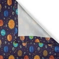 thumbnail image 3 of Ambesonne Space Kitchen Curtains, Cheerful Planets and Rockets, 55"x39", Multicolor, 3 of 3