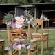 thumbnail image 3 of 2 piezas de flores de seda artificiales, botín de flores, puerta rústica, fondo Floral creativo, corona de arco de boda para boda de granja Púrpura, 3 of 8