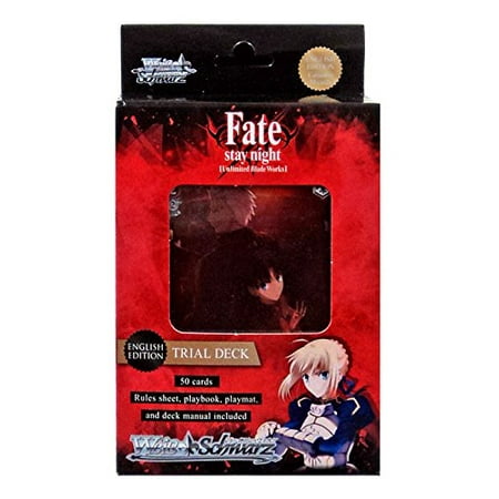 Weib / Schwarz Fate/stay Night Unlimited Blade Works Trial Deck Card Game, finally makes its debut in the English Edition of Weiss Schwarz By Weiss