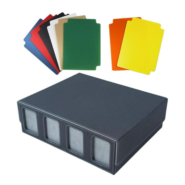 lionlar Card Deck Box Card Collectors Gift TCG Gathering Card Toy Premium Decks Case Black and Grey
