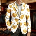 thumbnail image 5 of IWRICH Men's Corduroy Valentines Blazer Love Heart Button Casual Suit Jacket Slim Fit Loose Work Sport Coat with Pocket 04-White XL, 5 of 5