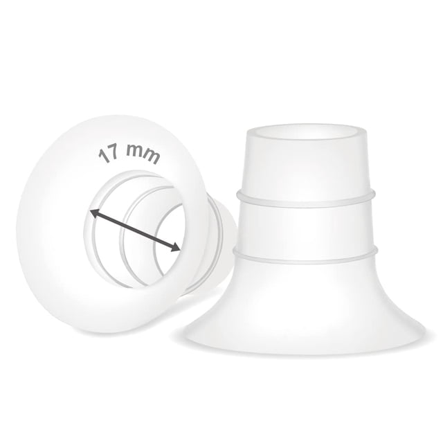 Inserto de brida Maymom de 17 mm compatible con bomba eléctrica Elvie