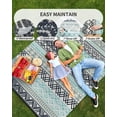 thumbnail image 1 of Outdoor Rug Carpet x ft Colorful Patio RugsBoho Reversible RV Camping Rug Mat for Camper Balcony Backyard Picnic Deck Rug Portable Colorful, 1 of 5
