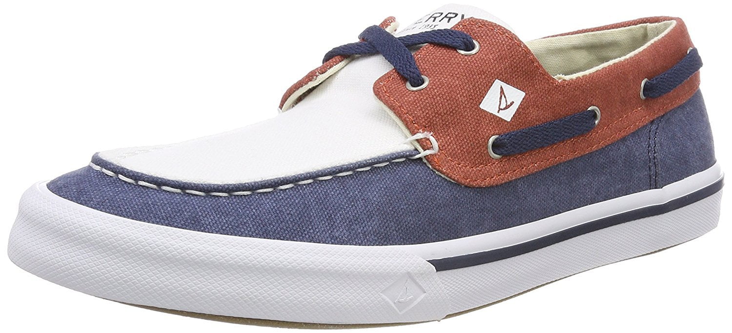 SPERRY Men's, Bahama II Boat Shoes RED 