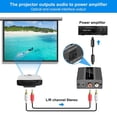 thumbnail image 3 of Convertidor de Audio AnalóGico una Digital RCA una ÓPtico con Cable ÓPtico Audio Digital Toslink y Adaptador de Audio Coaxial, 3 of 5