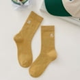 thumbnail image 2 of Prolriy Crew Socks for Women, Women's Letter Embroidery Socks Cute Printing Short Socks Ankle Socks for Athletic Comfortable Gifts for Women, Womens Socks E, 2 of 4