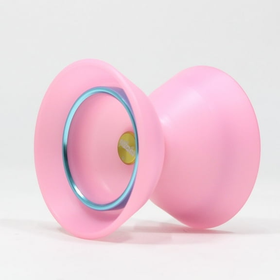 C3yoyodesign Flawless Yo-Yo - Off String YoYo - Rei Iwakura Signature Yo-Yo (Pink with Blue Rim-Gebin Edition)