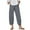 Gray, variant on Lilgiuy Women Casual Solid Pants Comfortable Elastic High Waist Casual Beach Pants Watermelon Red 4 2022 Fall Winter