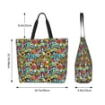 thumbnail image 5 of Kdxio Color Summer Casual Tote Bags Women Big Capacity Shoulder Bag for Women Travel Shoulder Bags Handbags, 5 of 8