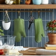 thumbnail image 2 of KitchenAid Ribbed Soft Silicone Oven Mitt 2-Pack Set, Matcha, 7.5"x13", 2 of 5