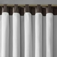 thumbnail image 4 of Madison Park Andora Curtain Panel in Chocolate, 50"x84", 4 of 5