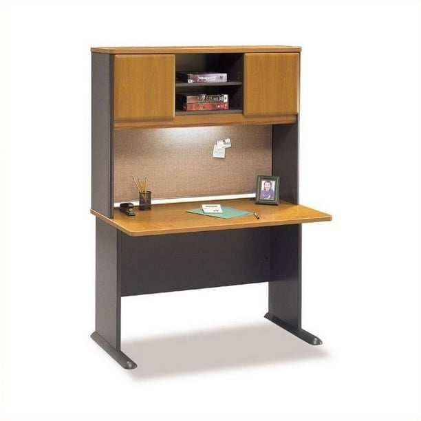 Computerdesk.com is the best place to buy an office or computer desk with hutch to suit your needs. bush business furniture series a 48 computer desk with hutch in natural cherry