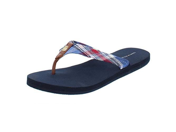 tommy hilfiger flip flops womens