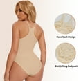 thumbnail image 5 of MISS MOLY Women's Bodysuit Tummy Control Shapewear Seamless Racerback Body Tops, 5 of 5