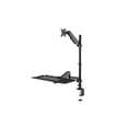thumbnail image 1 of Workstream by Monoprice Support de Bureau pour Moniteur et Clavier Assis-Debout, jusqu'à 32 Pouces, Assistance Pneumatique, Compatible VESA, 1 of 2