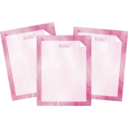 UPC: 0704068043442 | Barker Creek Designer Computer Paper 150 Sheet Set  Pink Tie-Dye  Decorative Paper  Stationery  8.5  x 11   150 sheets  Home  School  and Office Supplies (4344)