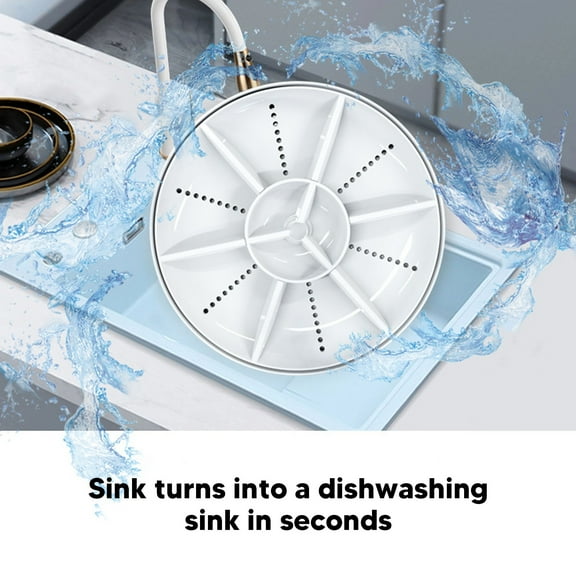 Compact Wireless Dishwasher, 18W Power, No Installation Needed, Ideal For Small Spaces  RVs