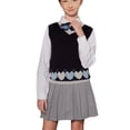 thumbnail image 3 of Falda Yewsea plisada para tenis y golf en forma de A con pantalones cortos, color gris claro, 3 of 7