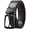Black Buckle- Black/Coffee, variant on Men Reversible Leather Belts