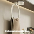 thumbnail image 4 of Qholemyo Suction Cup Towel Ring Aluminum Alloy Material No Need To Drill Holes Bathroom Sink Wall Mounted Towel Rack Bathroom Towel Holder Towel Racks For Bathroom, 4 of 6