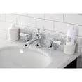 thumbnail image 2 of Kingston Brass KC7061PL Vintage Widespread Bathroom Faucet with Brass Pop-Up, Polished Chrome, 2 of 8