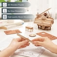 thumbnail image 3 of Juego de maquetas de piano ROKR de madera 3D, 223 piezas, para adultos, 3 of 7