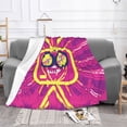 thumbnail image 2 of Pumpkin Face Smile Throw Blanket, Soft Blanket Keeps Warm All Seasons, Lightweight Warm Blanket For Sofa Bed Sofa - 60"x50", 2 of 8