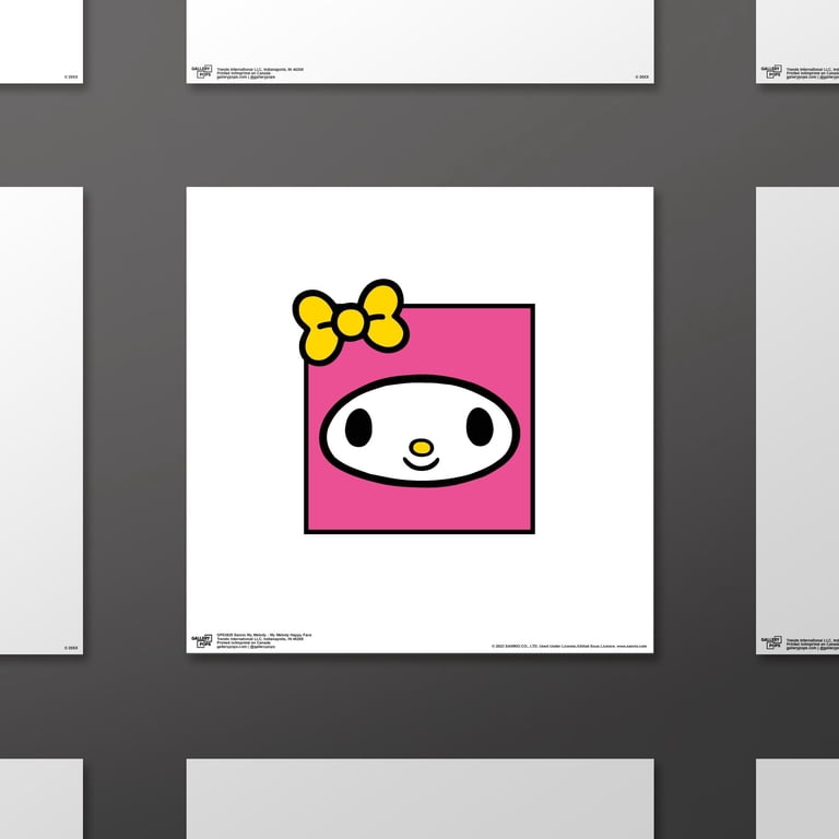 Gallery Pops Sanrio My Melody - My Melody Happy Face Wall Art