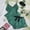 *Green, variant on Women's Stretch V Neck Spaghetti Strap Tank and Bow Shorts Pajama Set ,Two Piece Sleepwear Beige,Women's Plus S