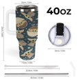 thumbnail image 2 of Baby Yoda 40oz Large Capacity Car Cup Tumbler with Handle And Straw Lid, Insulated Stainless Steel Double Wall Vacuum Travel Mug, Leak-proof Large Capacity Car Cup,Cupholder Friendly, 2 of 5